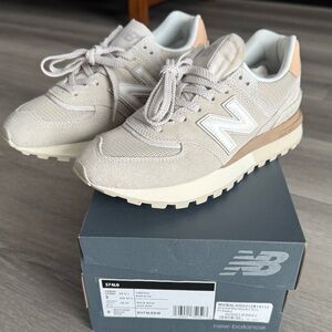 New Balance 574 Sneakers Ivory/Cream Women’s US 6.5/Men’s US 5 (U574LGDW)